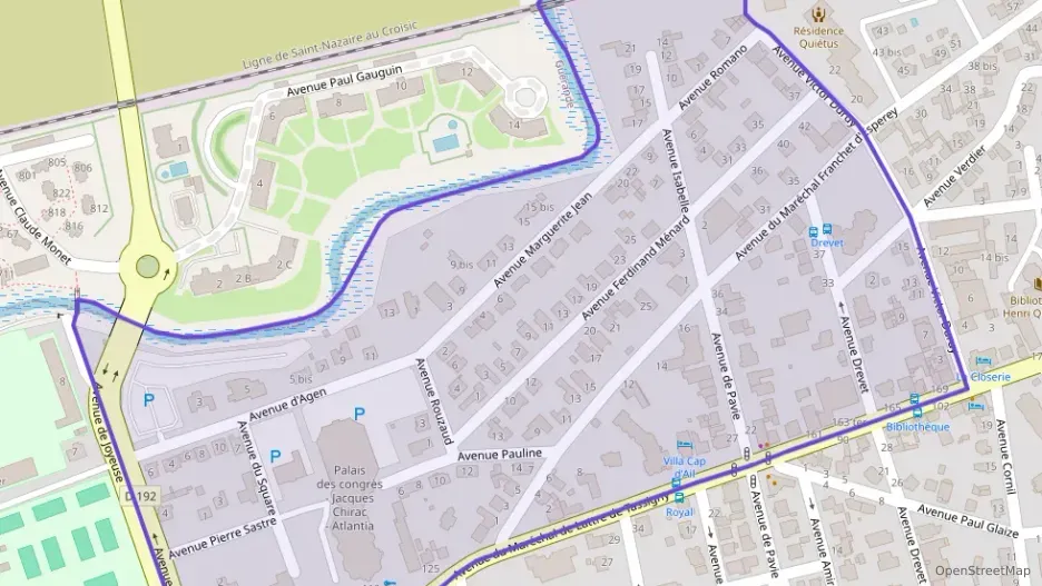 Appartement 47 m² trois pièces à vendre à La Baule-Escoublac