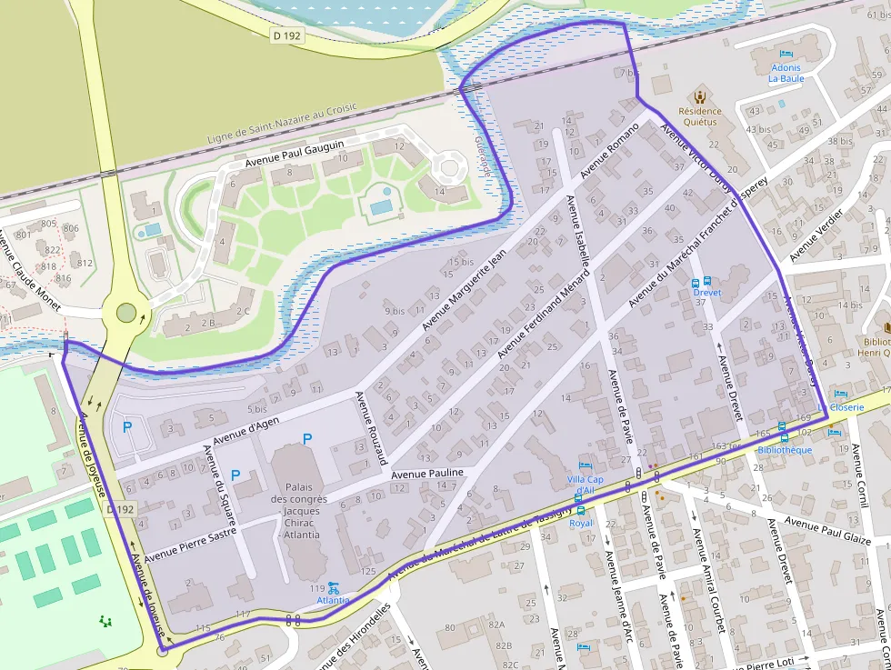 Appartement 55 m² trois pièces à vendre à La Baule-Escoublac