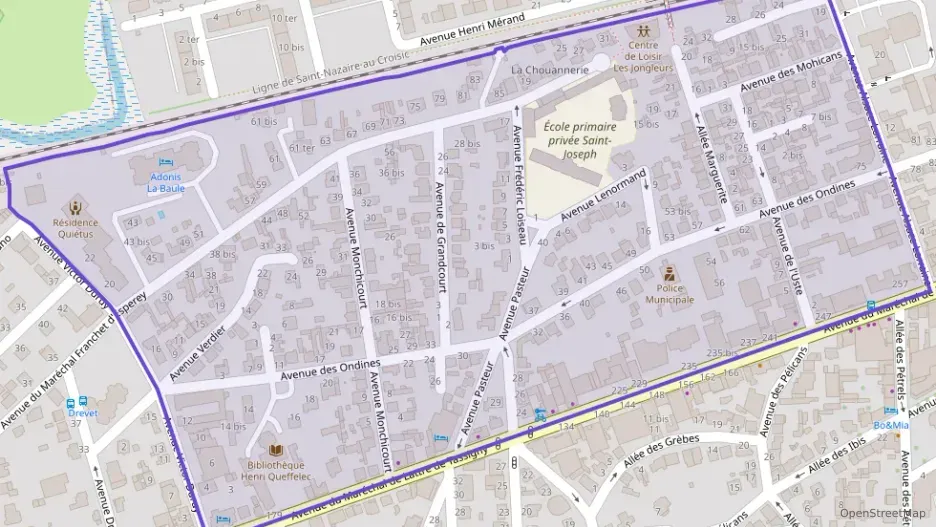 Appartement 59 m² deux pieces à vendre à La Baule-Escoublac