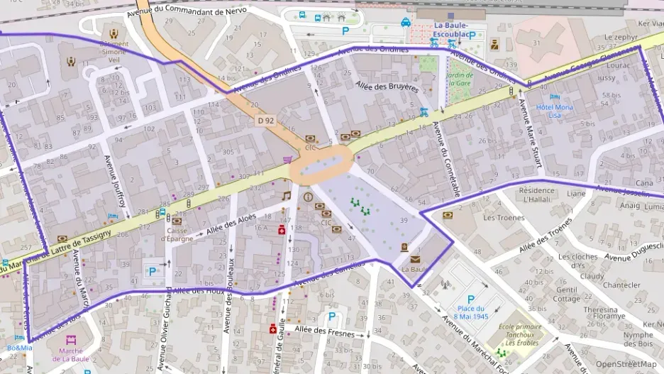 Appartement 80 m² quatre pièces à vendre à La Baule-Escoublac