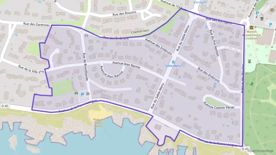 Appartement 88 m² quatre pièces à vendre à Le Croisic Appartement 88 m² quatre pièces à vendre à Le Croisic