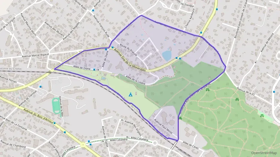 Appartement 55 m² trois pièces à vendre à La Baule-Escoublac