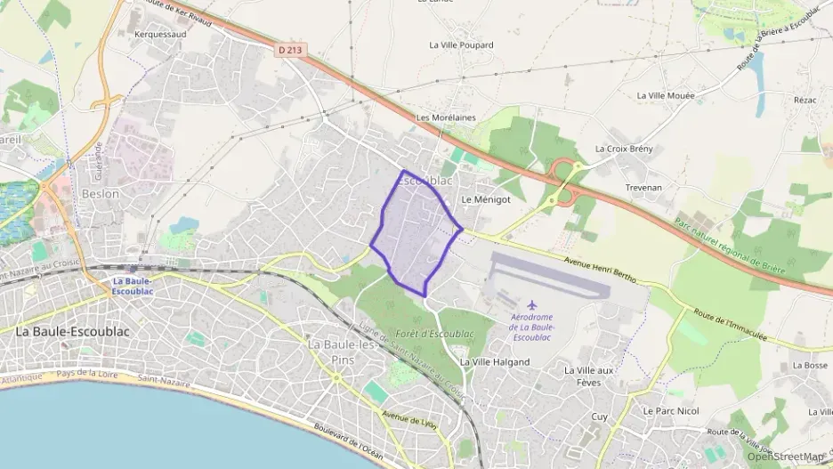 Appartement 40 m² deux pieces à vendre à La Baule-Escoublac