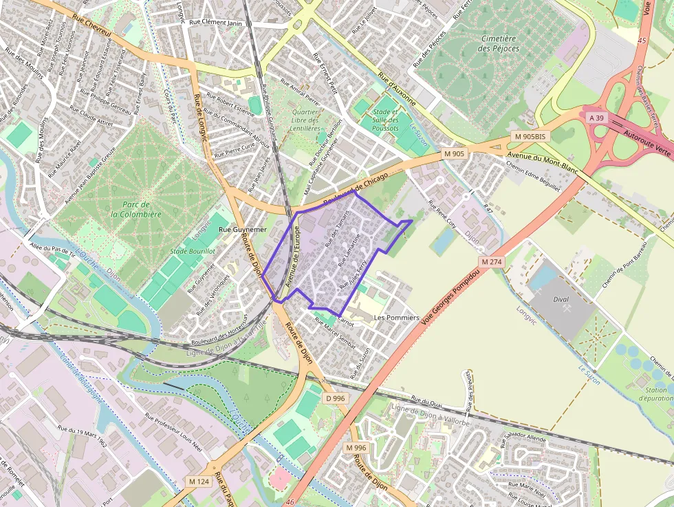 Appartement 47 m² deux pieces à vendre à Longvic