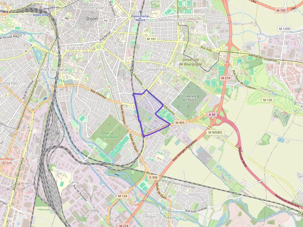 Appartement 54 m² trois pièces à vendre à Dijon