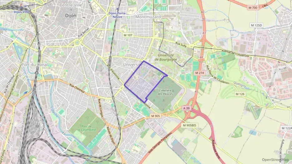 Appartement 75 m² quatre pièces à vendre à Dijon