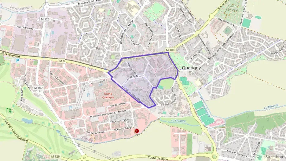 Appartement 78 m² quatre pièces à vendre à Quetigny