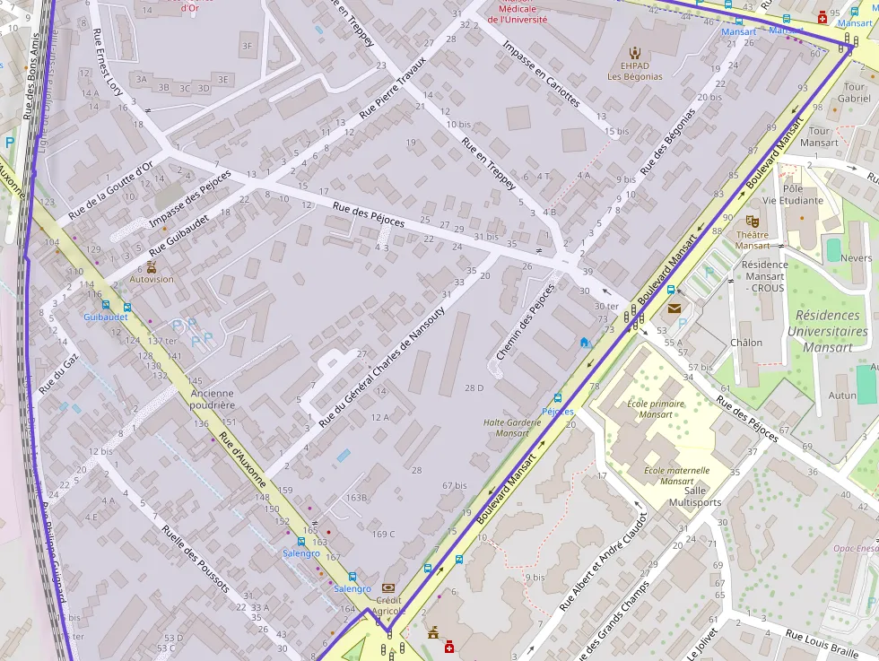 Appartement 75 m² quatre pièces à vendre à Dijon Appartement 75 m² quatre pièces à vendre à Dijon