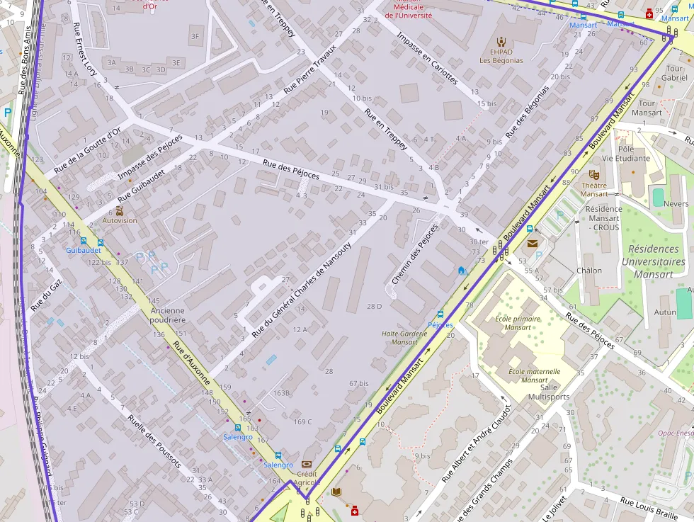 Appartement 22 m² une piece à vendre à Dijon