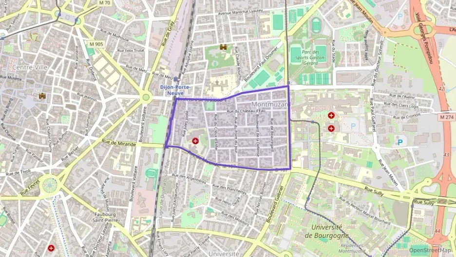 Appartement 60 m² trois pièces à vendre à Dijon