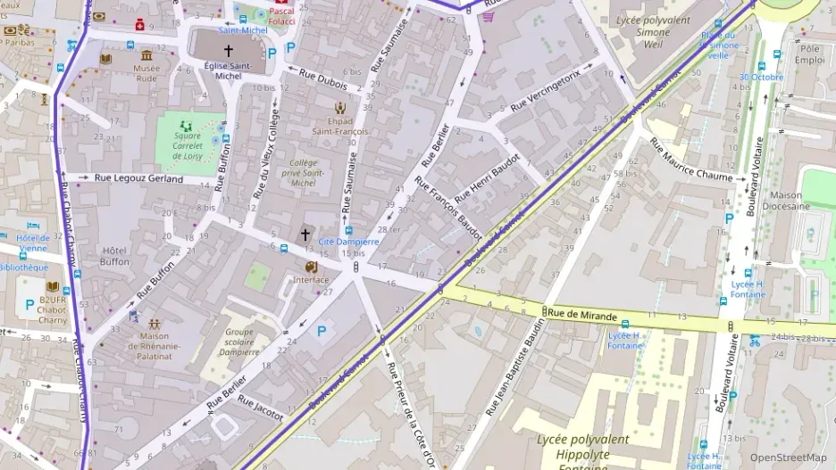 Appartement 52 m² trois pièces à vendre à Dijon