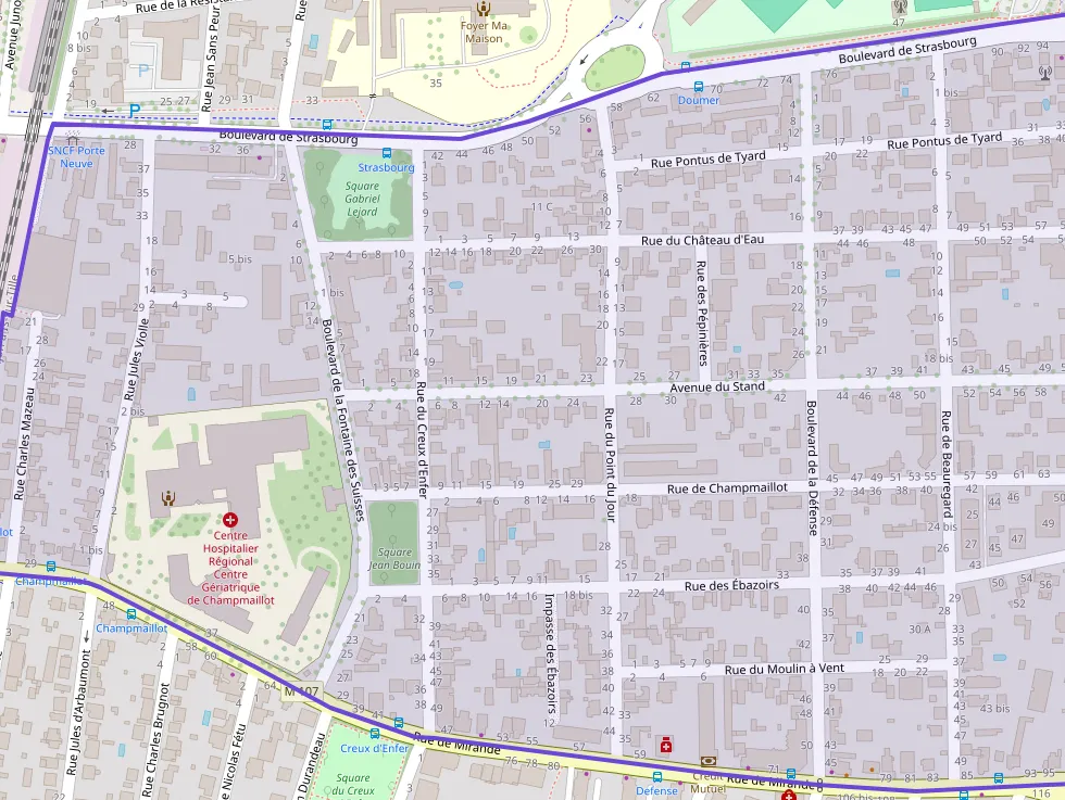 Appartement 45 m² deux pieces à vendre à Dijon