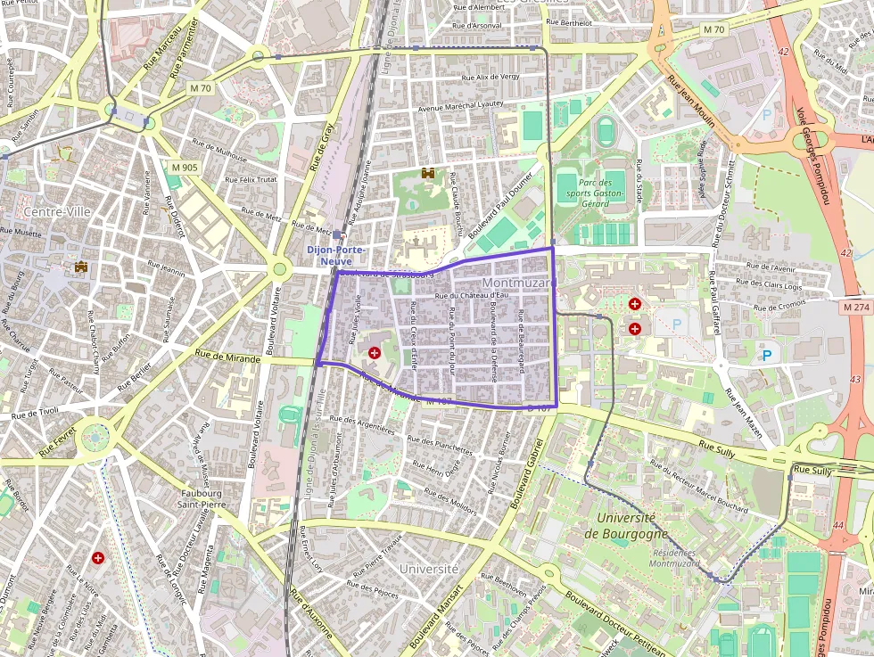 Appartement 45 m² deux pieces à vendre à Dijon