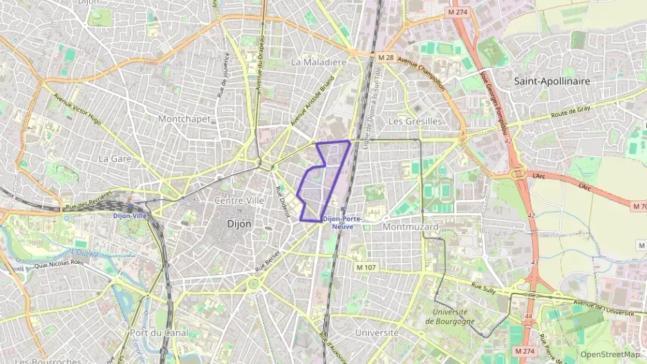 Appartement 56 m² deux pieces à vendre à Dijon Appartement 56 m² deux pieces à vendre à Dijon