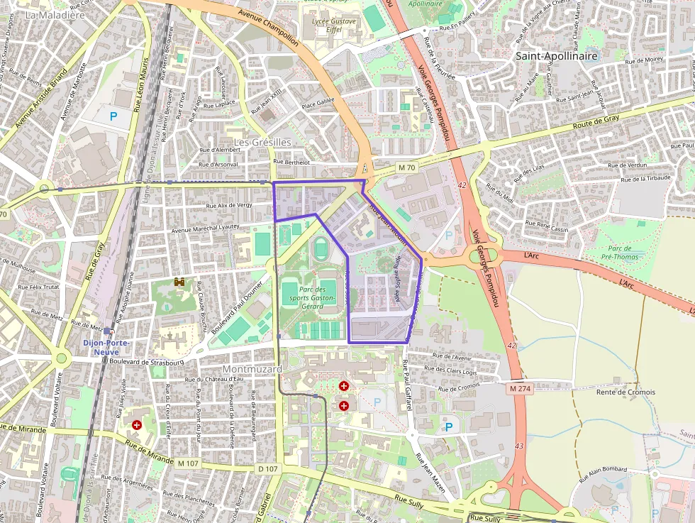 Appartement 59 m² trois pièces à vendre à Dijon