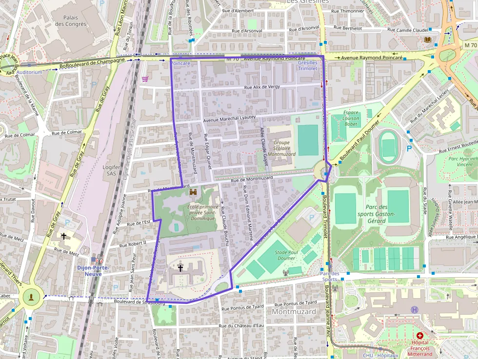 Appartement 73 m² trois pièces à vendre à Dijon