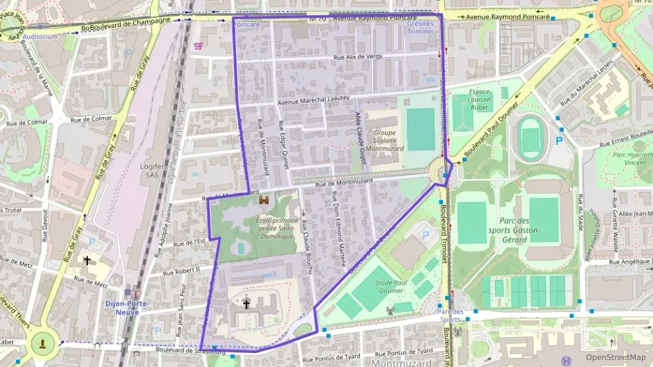 Appartement 67 m² quatre pièces à vendre à Dijon