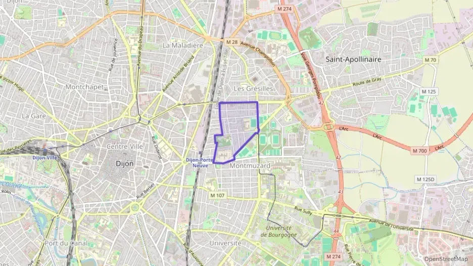 Appartement 63 m² trois pièces à vendre à Dijon