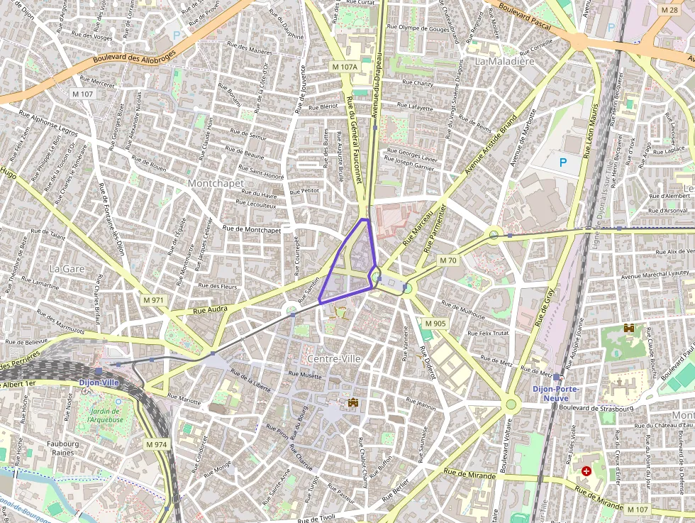 Appartement 21 m² une piece à vendre à Dijon