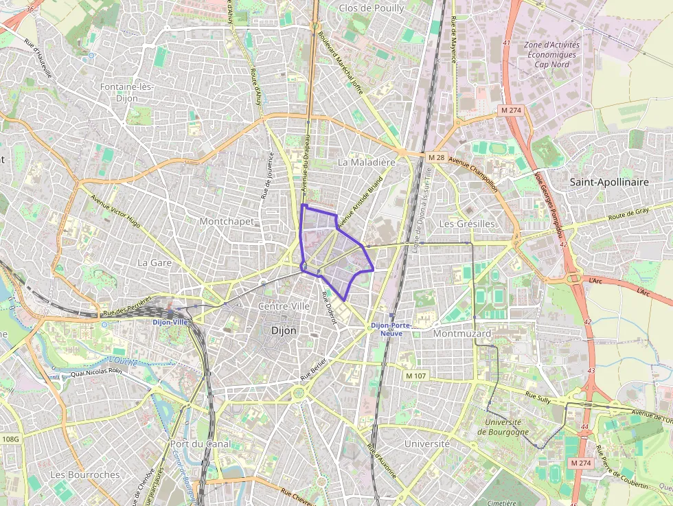 Appartement 89 m² 5 pièces à vendre à Dijon