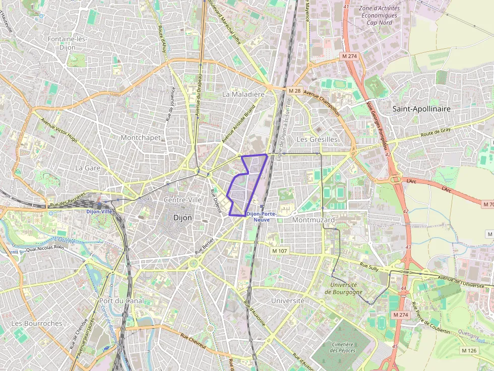 Appartement 82 m² 5 pièces à vendre à Dijon