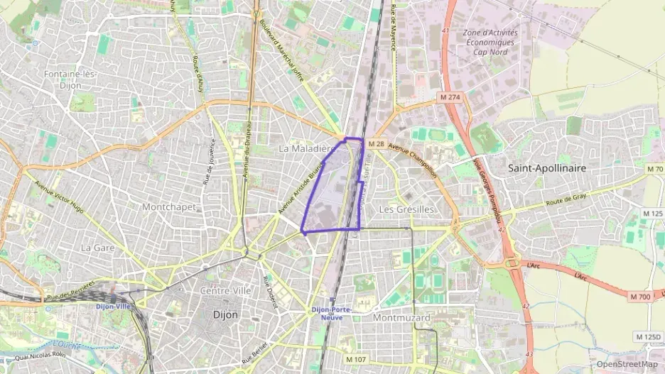 Appartement 61 m² trois pièces à vendre à Dijon Appartement 61 m² trois pièces à vendre à Dijon