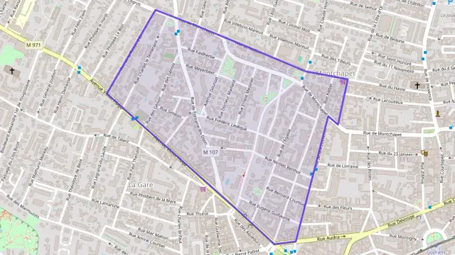 Appartement 62 m² quatre pièces à vendre à Dijon