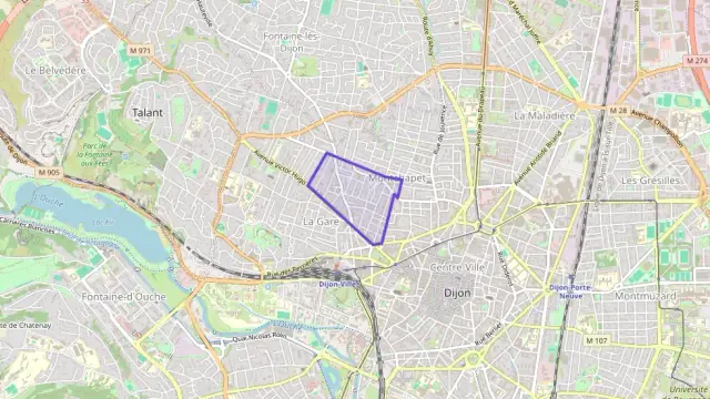 Appartement 62 m² quatre pièces à vendre à Dijon