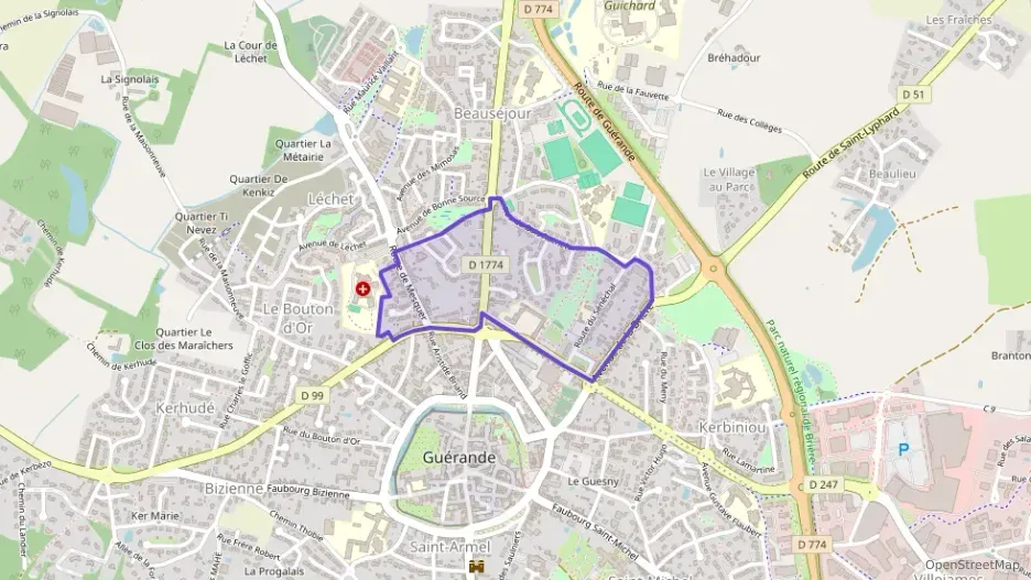 Appartement 63 m² trois pièces à vendre à Guérande