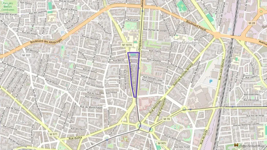 Appartement 34 m² une piece à vendre à Dijon