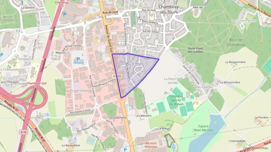 Appartement 73 m² trois pièces à vendre à Chambray-lès-Tours