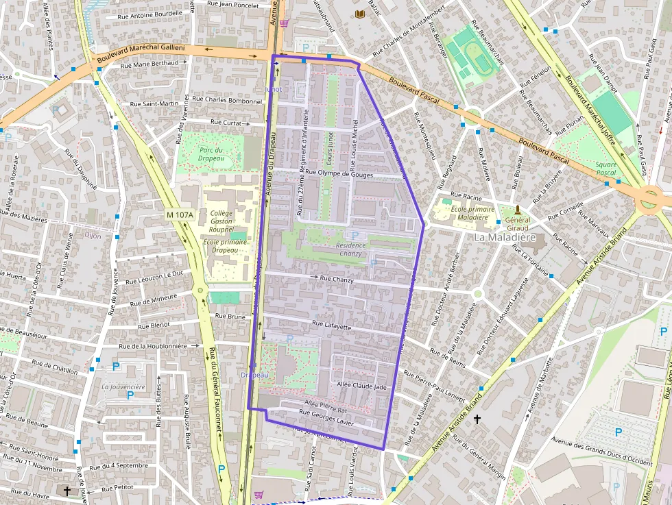 Appartement 65 m² deux pieces à vendre à Dijon