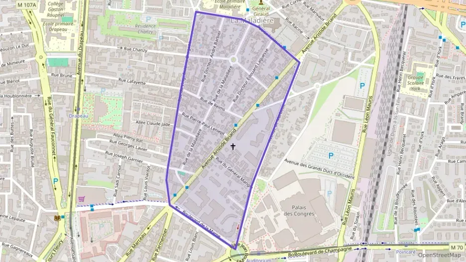 Appartement 40 m² deux pieces à vendre à Dijon