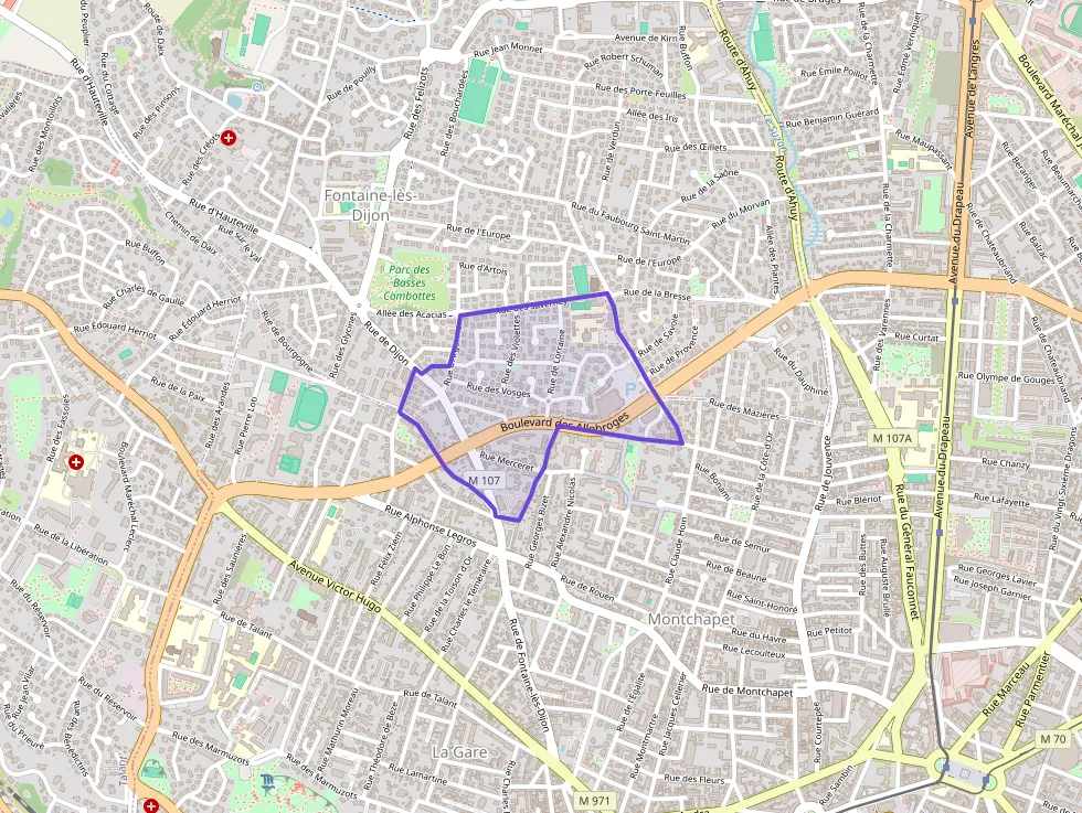 Appartement 42 m² deux pieces à vendre à Fontaine-lès-Dijon