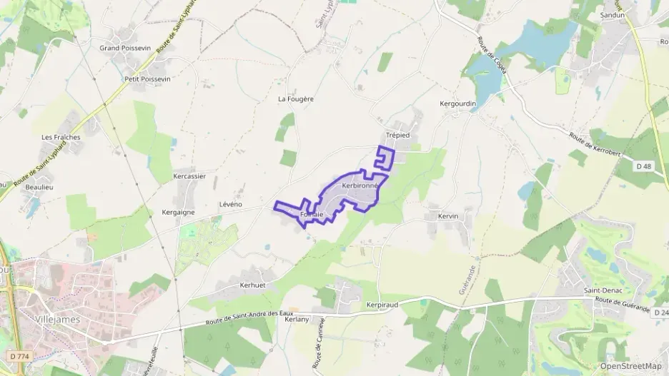 Appartement 35 m² deux pieces à vendre à Guérande