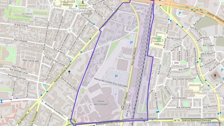 Appartement 53 m² trois pièces à vendre à Dijon