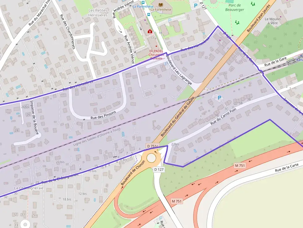 Appartement 61 m² trois pièces à vendre à Ballan-Miré