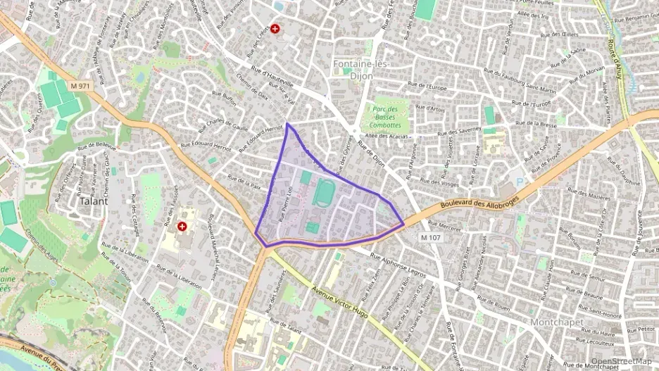 Appartement 55 m² trois pièces à vendre à Dijon