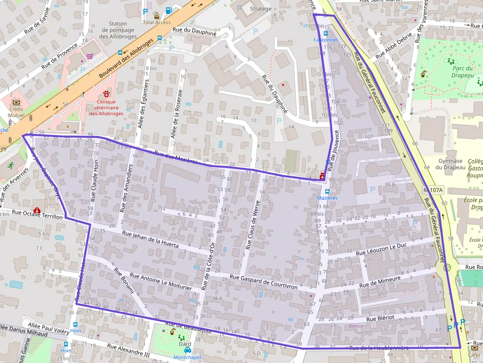 Appartement 48 m² trois pièces à vendre à Dijon