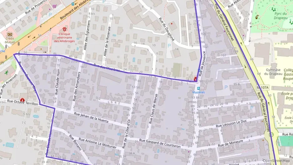 Appartement 48 m² trois pièces à vendre à Dijon