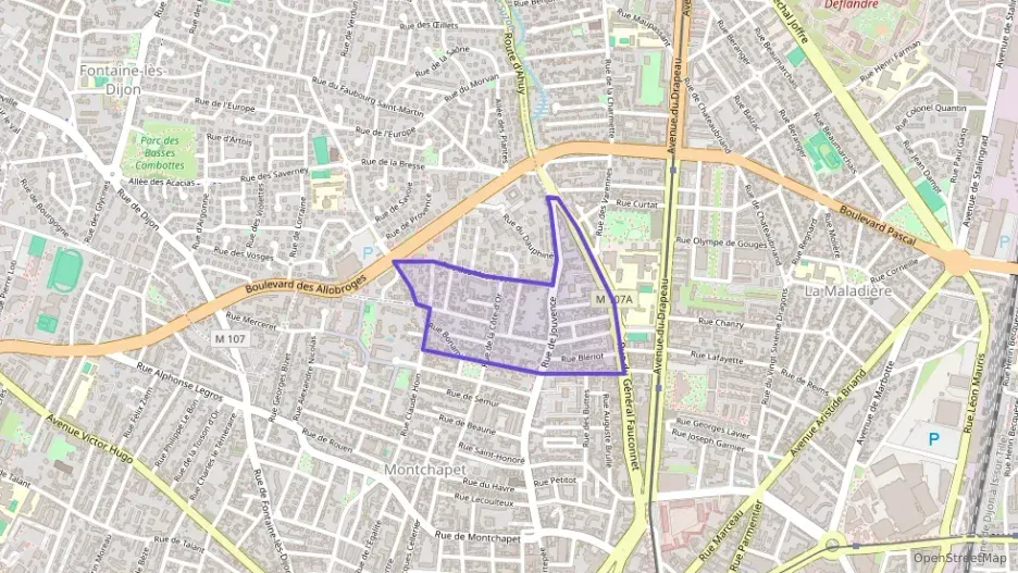 Appartement 48 m² trois pièces à vendre à Dijon