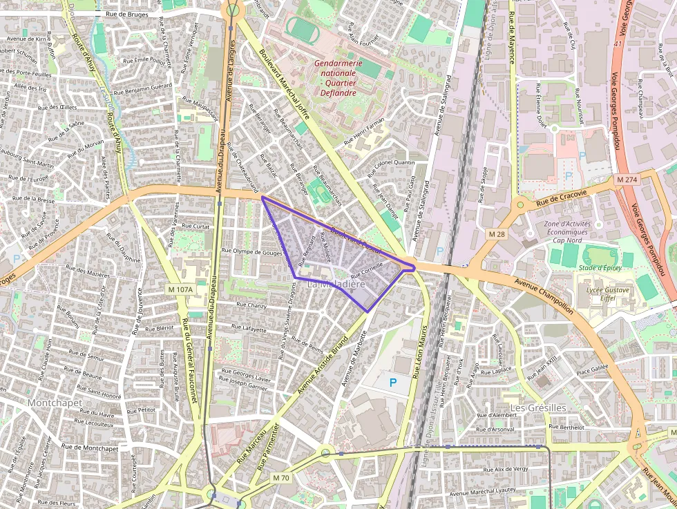 Appartement 39 m² une piece à vendre à Dijon