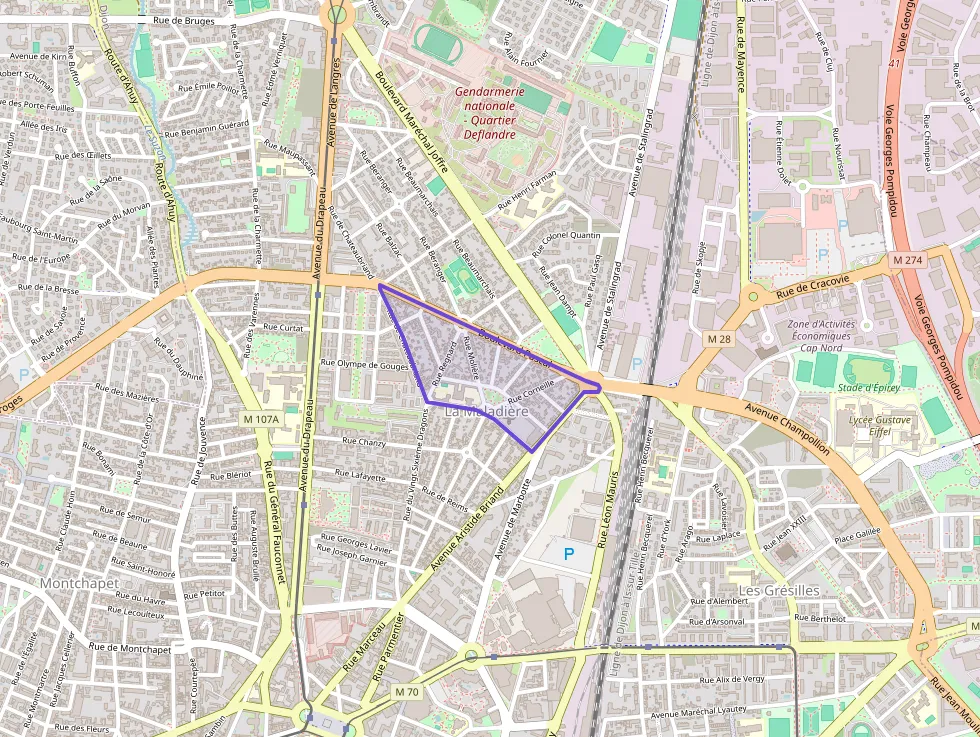 Appartement 59 m² trois pièces à vendre à Dijon