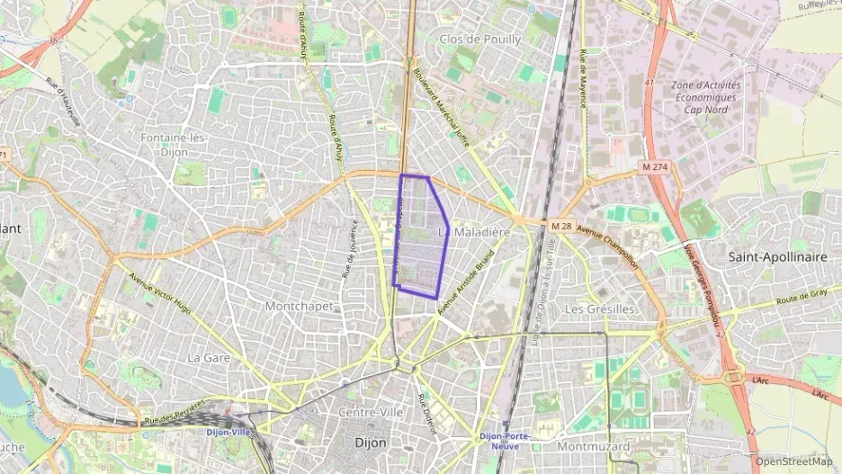 Appartement 67 m² trois pièces à vendre à Dijon