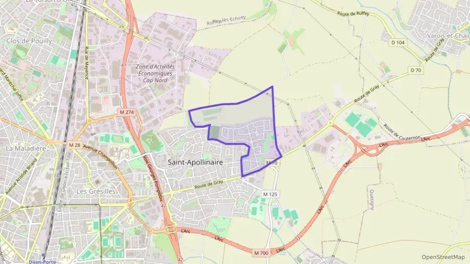 Appartement 61 m² trois pièces à vendre à Saint-Apollinaire Appartement 61 m² trois pièces à vendre à Saint-Apollinaire