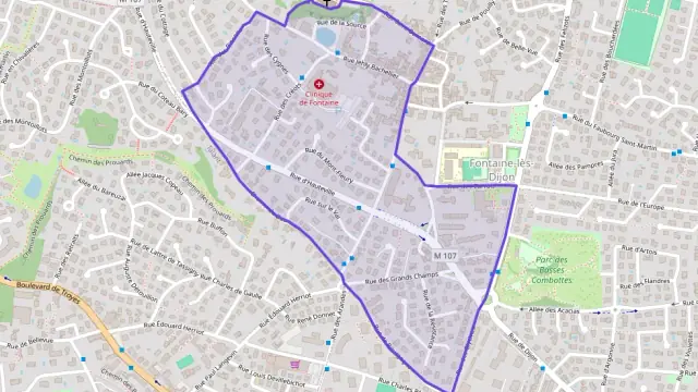 Appartement 46 m² deux pieces à vendre à Fontaine-lès-Dijon