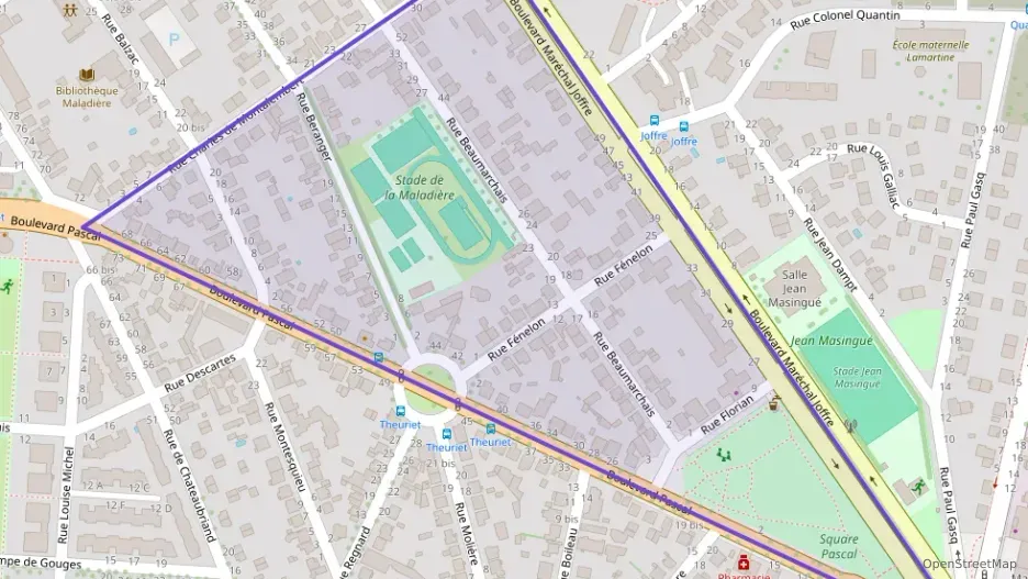 Appartement 60 m² trois pièces à vendre à Dijon