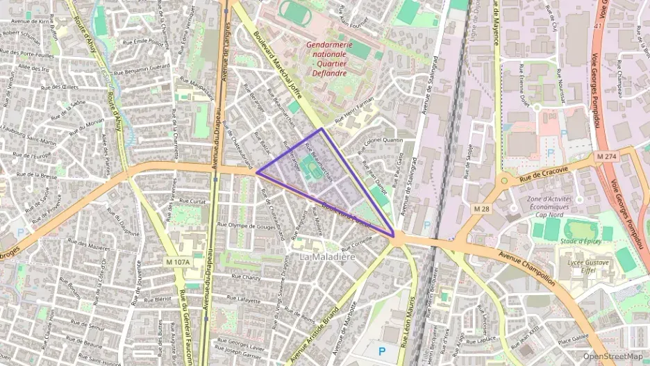 Appartement 60 m² trois pièces à vendre à Dijon