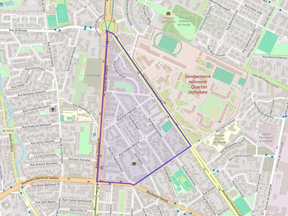 Appartement 70 m² trois pièces à vendre à Dijon