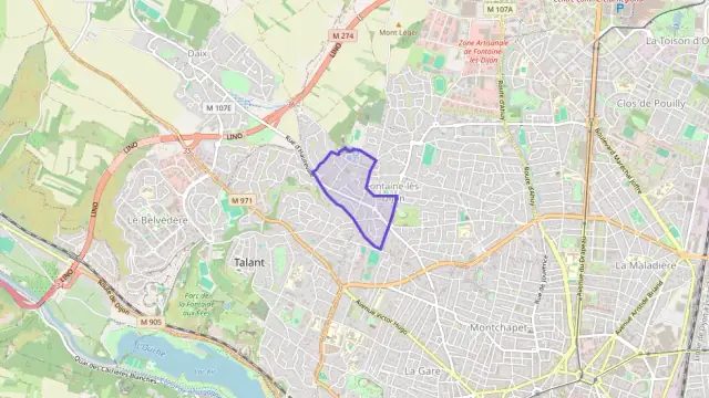 Appartement 45 m² deux pieces à vendre à Fontaine-lès-Dijon